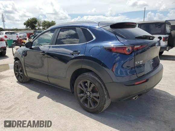 2024 Mazda CX-30 S Select Sport z VIN 3MVDMBBM6RM690587, wystawiony jako Copart lot #65265865 z przebiegiem 17 713 mil mil oraz Szkoda całkowita • Salvage title. Historia ofert i sprzedaży dostępna na DreamBid. Obrazek 2.
