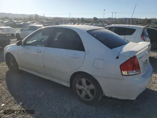 2008 Kia Spectra EX with VIN KNAFE122685011841, listed as a Copart auction lot 75137144 with 146,516 mi miles and Clean Title. Bid and sale history available at carsss.com. Image 2.