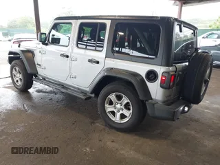 2022 Jeep Wrangler Unlimited Sport S with VIN 1C4HJXDG6NW144396, listed as a IAAI auction lot 42362283 with 19,854 mi miles and . Bid and sale history available at DreamBid. Image 3.