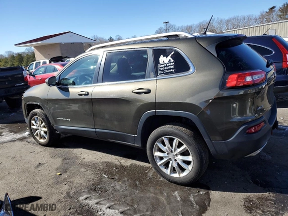 2015 Jeep Cherokee Limited with VIN 1C4PJMDS2FW601303, listed as a Copart auction lot 45858085 with 197,567 mi miles and Salvage Title. Bid and sale history available at carsss.com. Image 2.