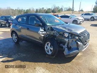 2024 Nissan Kicks S with VIN 3N1CP5BVXRL493865, listed as a IAAI auction lot 41676577 with 23,676 mi miles. Bid and sale history available at carsss.com. Image 1.