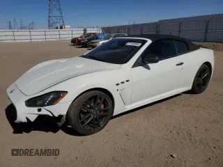 2015 Maserati GranTurismo Convertible Sport with VIN ZAM45VMA7F0146502, listed as a Copart auction lot 77145904 with 37,863 mi miles and Clean Title. Bid and sale history available at carsss.com. Image 1.