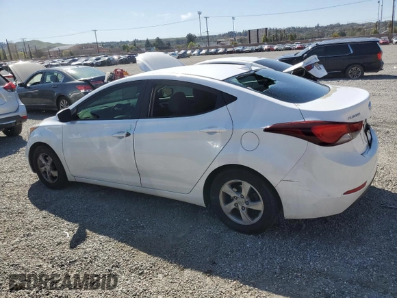 2015 Hyundai Elantra SE z VIN 5NPDH4AE1FH584223, wystawiony jako Copart lot #50069615 z przebiegiem 178 284 mil mil oraz Szkoda całkowita • Salvage title. Historia ofert i sprzedaży dostępna na DreamBid. Obrazek 2.