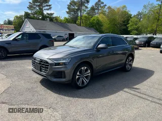 2019 Audi Q8 Prestige z VIN WA1CVAF10KD011090, wystawiony jako Copart lot #57176765 z przebiegiem 87 992 mil mil oraz Tytuł czysty. Historia ofert i sprzedaży dostępna na DreamBid. Obrazek 2.