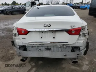 2014 Infiniti Q50 Premium with VIN JN1BV7AR9EM689488, listed as a Copart auction lot 51466605 with Not Provided miles and Salvage Title. Bid and sale history available at DreamBid. Image 6.