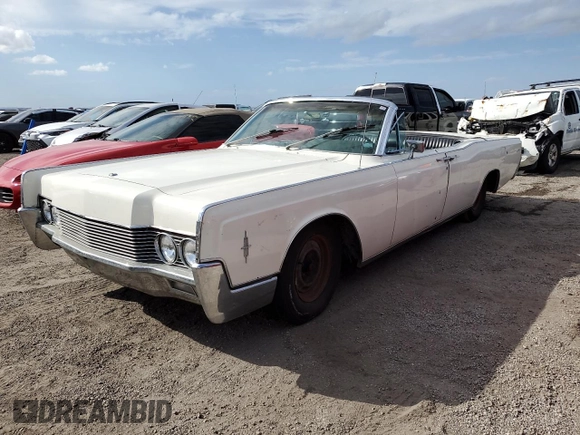 1966 Lincoln Continental with VIN 6Y86G414159, listed as a Copart auction lot 76480434 with 87,933 mi miles and Salvage Title. Bid and sale history available at DreamBid. Image 1.