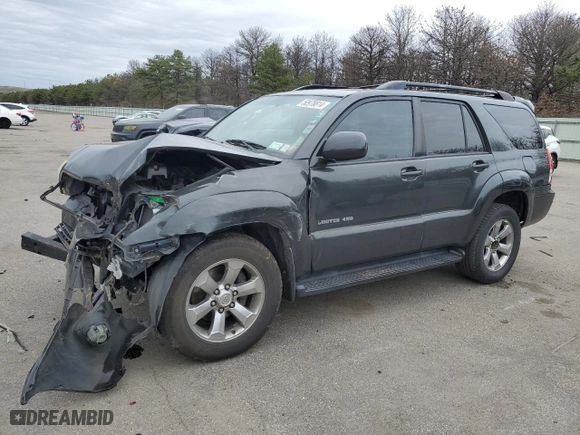 2008 Toyota 4Runner Limited with VIN JTEBT17RX8K002019, listed as a Copart auction lot 50978814 with 203,742 mi miles and Non Repairable. Bid and sale history available at carsss.com. Image 1.