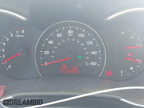 2015 Kia Sorento LX with VIN 5XYKTDA76FG602908, listed as a IAAI auction lot 41501885 with 181,047 mi miles. Bid and sale history available at carsss.com. Image 7.