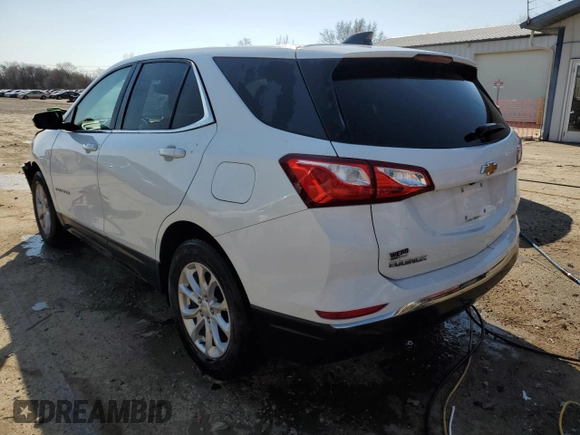 2020 Chevrolet Equinox LT with VIN 3GNAXUEV0LS508243, listed as a Copart auction lot 47255835 with 103,202 mi miles and Salvage Title. Bid and sale history available at DreamBid. Image 2.