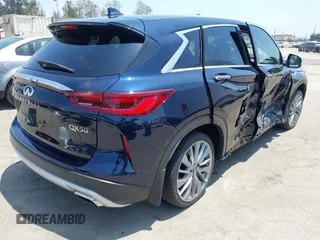 2025 Infiniti QX50 Pure with VIN 3PCAJ5AB8SF108675, listed as a IAAI auction lot 42358485 with 2,321 mi miles and . Bid and sale history available at DreamBid. Image 4.
