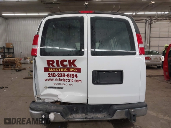 2019 Chevrolet Express Cargo with VIN 1GCWGAFG5K1321545, listed as a IAAI auction lot 41554480 with 43,749 mi miles and . Bid and sale history available at DreamBid. Image 17.