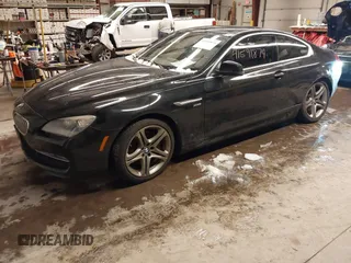 2012 BMW 6 Series 650i xDrive with VIN WBALX5C57CC894205, listed as a IAAI auction lot 41591874 with 110,932 mi miles. Bid and sale history available at carsss.com. Image 2.
