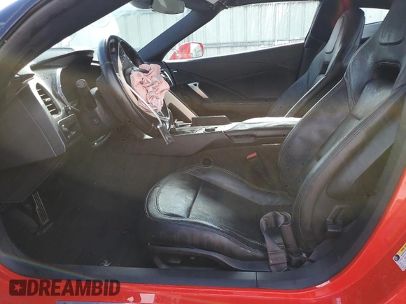 2016 Chevrolet Corvette 1LT with VIN 1G1YB2D72G5122350, listed as a Copart auction lot 54507735 with Not provided miles and Salvage title. Bid and sale history available at DreamBid. Image 7.