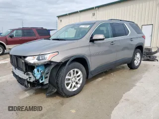 2019 Chevrolet Traverse LT Cloth z VIN 1GNERGKW3KJ201899, wystawiony jako Copart lot #51174995 z przebiegiem 98 492 mil mil oraz Szkoda całkowita • Salvage title. Historia ofert i sprzedaży dostępna na DreamBid. Obrazek 1.