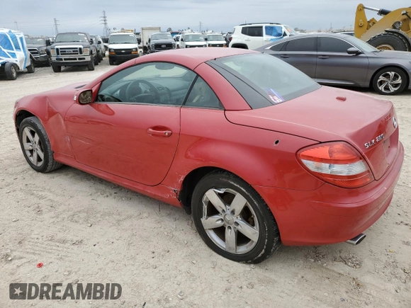 2007 Mercedes-Benz SLK 280 z VIN WDBWK54F97F140571, wystawiony jako Copart lot #46178715 z przebiegiem 204 397 mil mil oraz Szkoda całkowita • Salvage title. Historia ofert i sprzedaży dostępna na DreamBid. Obrazek 2.
