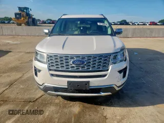 2018 Ford Explorer Platinum with VIN 1FM5K8HT2JGB88893, listed as a Copart auction lot 61164705 with 133,843 mi miles and Salvage title. Bid and sale history available at DreamBid. Image 5.