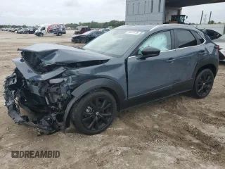 2023 Mazda CX-30 S Carbon Edition с VIN 3MVDMBCM3PM576154, выставлен на аукционе Copart как лот 59573725 с пробегом 15 502 миль миль и На запчасти • Non repairable. История ставок и продаж доступна на DreamBid. Изображение 1.