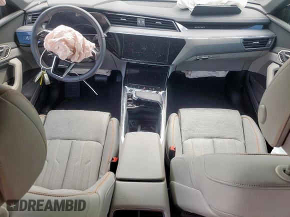 2024 Audi Q8 e-tron z VIN WA16AAGE5RB048734, wystawiony jako Copart lot #54393075 z przebiegiem Nie podano mil oraz Szkoda całkowita • Salvage title. Historia ofert i sprzedaży dostępna na DreamBid. Obrazek 8.