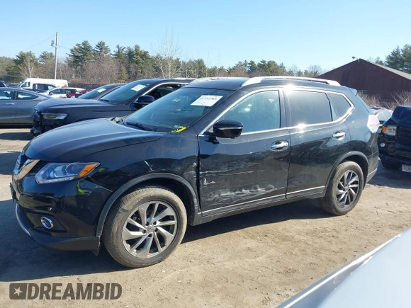 2015 Nissan Rogue SL with VIN 5N1AT2MV5FC851582, listed as a IAAI auction lot 41752765 with 180,654 mi miles. Bid and sale history available at carsss.com. Image 14.