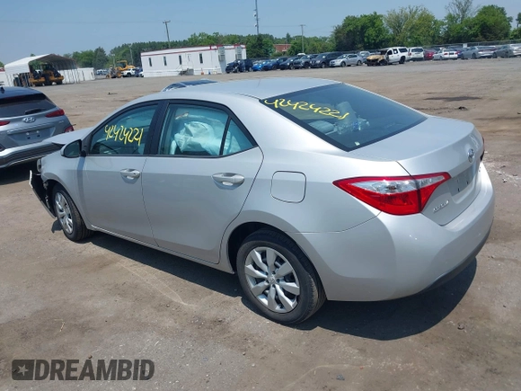 2016 Toyota Corolla L with VIN 5YFBURHE9GP414816, listed as a IAAI auction lot 42424221 with 87,270 mi miles and . Bid and sale history available at DreamBid. Image 3.