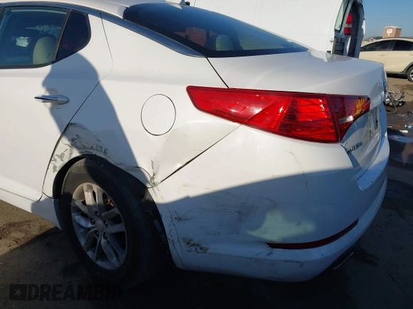 2013 Kia Optima LX with VIN KNAGM4A72D5362553, listed as a IAAI auction lot 42004593 with 127,918 mi miles. Bid and sale history available at carsss.com. Image 17.