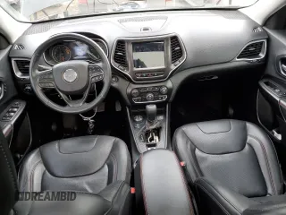 2019 Jeep Cherokee Trailhawk with VIN 1C4PJMBXXKD127749, listed as a Copart auction lot 50035205 with Not Provided miles and Salvage Title. Bid and sale history available at DreamBid. Image 8.