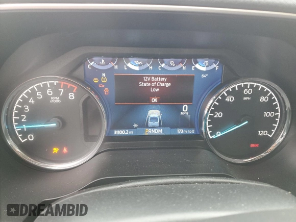 2021 Ford F-150 XL with VIN 1FTMF1E56MKE11052, listed as a Copart auction lot 46273985 with 31,100 mi miles and Salvage title. Bid and sale history available at DreamBid. Image 9.