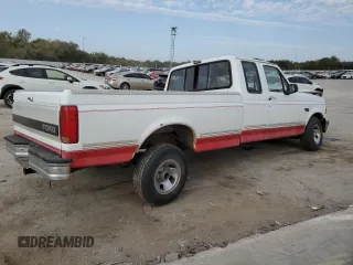 1992 Ford F-150 with VIN 1FTEX15N5NKA30134, listed as a Copart auction lot 76131814 with 213,258 mi miles and Salvage Title. Bid and sale history available at carsss.com. Image 3.