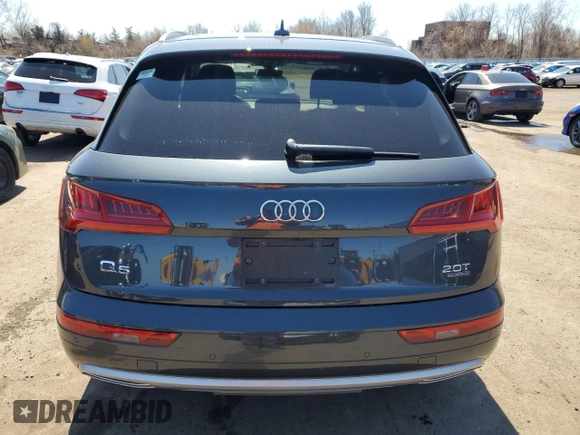 2018 Audi Q5 Prestige with VIN WA1CNAFY7J2235559, listed as a Copart auction lot 52076415 with 62,340 mi miles and Salvage Title. Bid and sale history available at carsss.com. Image 6.