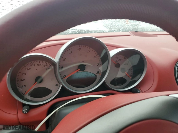 2008 Porsche Boxster S with VIN WP0CB29858U731331, listed as a Copart auction lot 74499374 with 0 mi miles and Salvage Title. Bid and sale history available at carsss.com. Image 9.