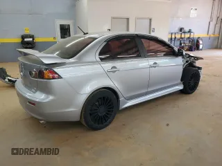 2014 Mitsubishi Lancer GT with VIN JA32U8FW5EU003241, listed as a Copart auction lot 53331615 with 80,913 mi miles and Salvage Title. Bid and sale history available at DreamBid. Image 3.
