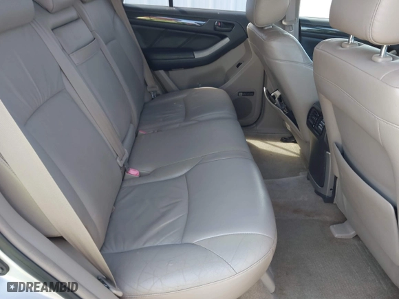 2004 Toyota 4Runner Limited with VIN JTEBU17R140028723, listed as a IAAI auction lot 41796740 with 281,291 mi miles. Bid and sale history available at carsss.com. Image 8.