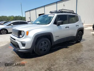 2020 Jeep Renegade Sport with VIN ZACNJAAB6LPL16619, listed as a Copart auction lot 53066195 with 54,226 mi miles and Salvage title. Bid and sale history available at DreamBid. Image 1.