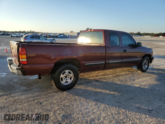 2001 Chevrolet Silverado 1500 LS with VIN 1GCEC19VX1E284081, listed as a Copart auction lot 85853514 with 210,136 mi miles and Salvage Title. Bid and sale history available at DreamBid. Image 3.