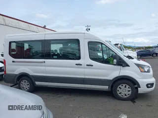 2023 Ford Transit Passenger XL with VIN 1FBAX2C80PKA94008, listed as a IAAI auction lot 42007461 with 35,553 mi miles and . Bid and sale history available at DreamBid. Image 13.