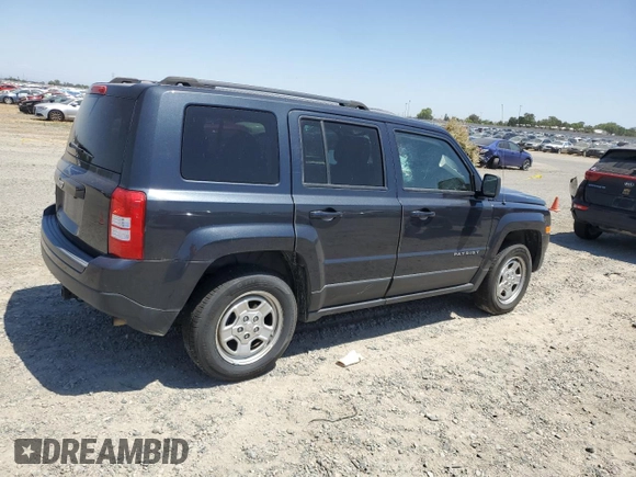 2016 Jeep Patriot Sport with VIN 1C4NJRBBXGD566336, listed as a Copart auction lot 58237085 with 95,354 mi miles and Salvage title. Bid and sale history available at DreamBid. Image 3.