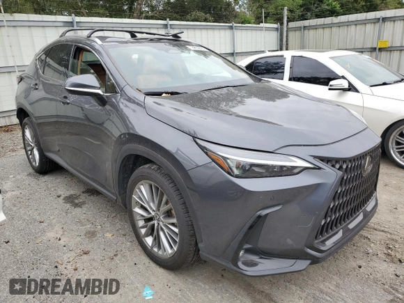 2022 Lexus NX with VIN 2T2GKCEZ8NC009023, listed as a Copart auction lot 74852064 with 20,454 mi miles and Salvage Title. Bid and sale history available at carsss.com. Image 4.
