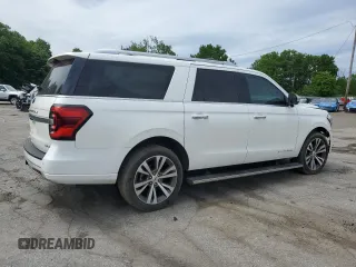 2023 Ford Expedition Max Platinum z VIN 1FMJK1L83PEA26090, wystawiony jako Copart lot #62422905 z przebiegiem 15 747 mil mil oraz Szkoda całkowita • Salvage title. Historia ofert i sprzedaży dostępna na DreamBid. Obrazek 3.
