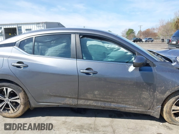 2020 Nissan Sentra SV with VIN 3N1AB8CV0LY204704, listed as a IAAI auction lot 41843910 with 26,361 mi miles. Bid and sale history available at carsss.com. Image 12.