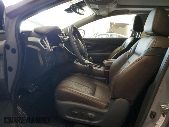 2023 Nissan Murano Platinum with VIN 5N1AZ2DS1PC125224, listed as a Copart auction lot 53678685 with 32,243 mi miles and Salvage Title. Bid and sale history available at carsss.com. Image 7.