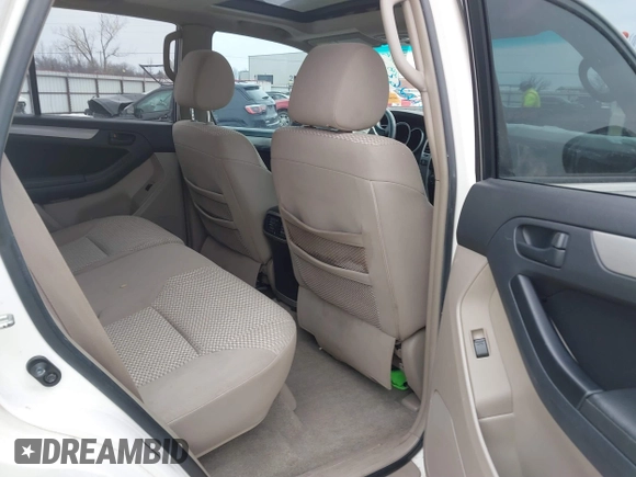 2008 Toyota 4Runner SR5 with VIN JTEZU14R58K015907, listed as a IAAI auction lot 41626302 with 249,278 mi miles. Bid and sale history available at carsss.com. Image 8.