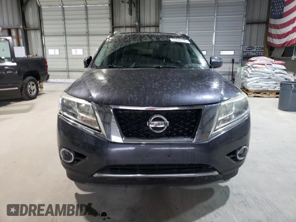 2014 Nissan Pathfinder Platinum with VIN 5N1AR2MM4EC603036, listed as a Copart auction lot 53446195 with 204,764 mi miles and Salvage Title. Bid and sale history available at carsss.com. Image 5.