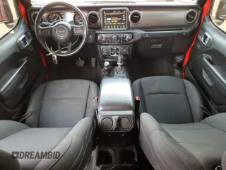 2022 Jeep Wrangler Unlimited Willys with VIN 1C4HJXDN7NW217581, listed as a Copart auction lot 64223115 with 51,132 mi miles and Clean title. Bid and sale history available at DreamBid. Image 8.
