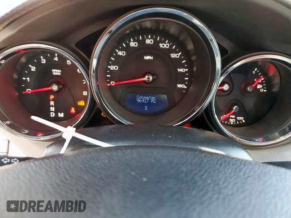 2013 Cadillac CTS Luxury with VIN 1G6DF5E50D0112503, listed as a Copart auction lot 58757935 with 96,417 mi miles and Salvage title. Bid and sale history available at DreamBid. Image 9.