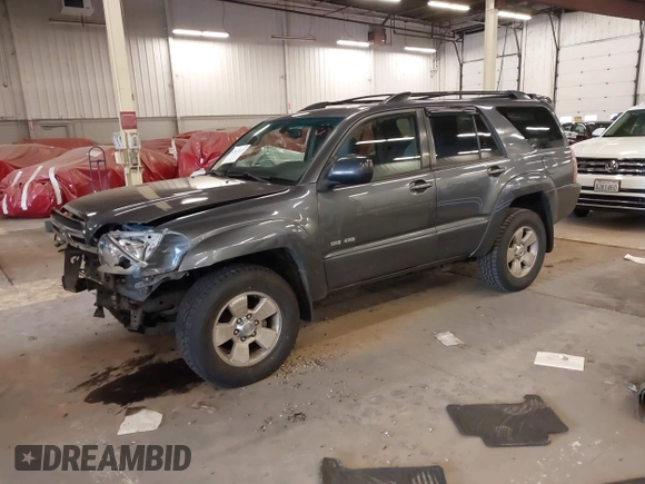 2005 Toyota 4Runner SR5 with VIN JTEBT14R158023791, listed as a IAAI auction lot 42011427 with 142,289 mi miles and . Bid and sale history available at DreamBid. Image 2.