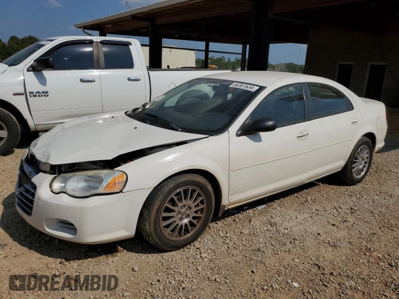 2006 Chrysler Sebring with VIN 1C3EL46X96N191300, listed as a Copart auction lot 71210704 with 216,589 mi miles and Salvage title. Bid and sale history available at DreamBid. Image 1.