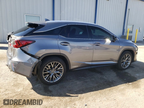 2019 Lexus RX with VIN 2T2BGMCA7KC036241, listed as a Copart auction lot 74819914 with 99,303 mi miles and Salvage Title. Bid and sale history available at carsss.com. Image 3.