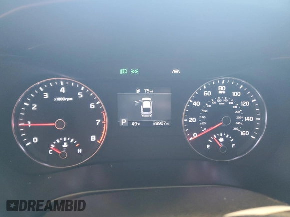 2021 Kia Forte LXS with VIN 3KPF24AD8ME384071, listed as a Copart auction lot 51018875 with 38,907 mi miles and Salvage Title. Bid and sale history available at carsss.com. Image 9.