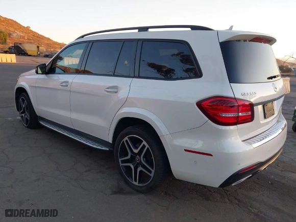 2018 Mercedes-Benz GLS with VIN 4JGDF7DE2JB097282, listed as a IAAI auction lot 41060046 with 71,317 mi miles. Bid and sale history available at carsss.com. Image 3.