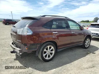 2008 Lexus RX 350 with VIN JTJGK31U480014472, listed as a Copart auction lot 52739835 with 185,551 mi miles and Salvage Title. Bid and sale history available at DreamBid. Image 3.
